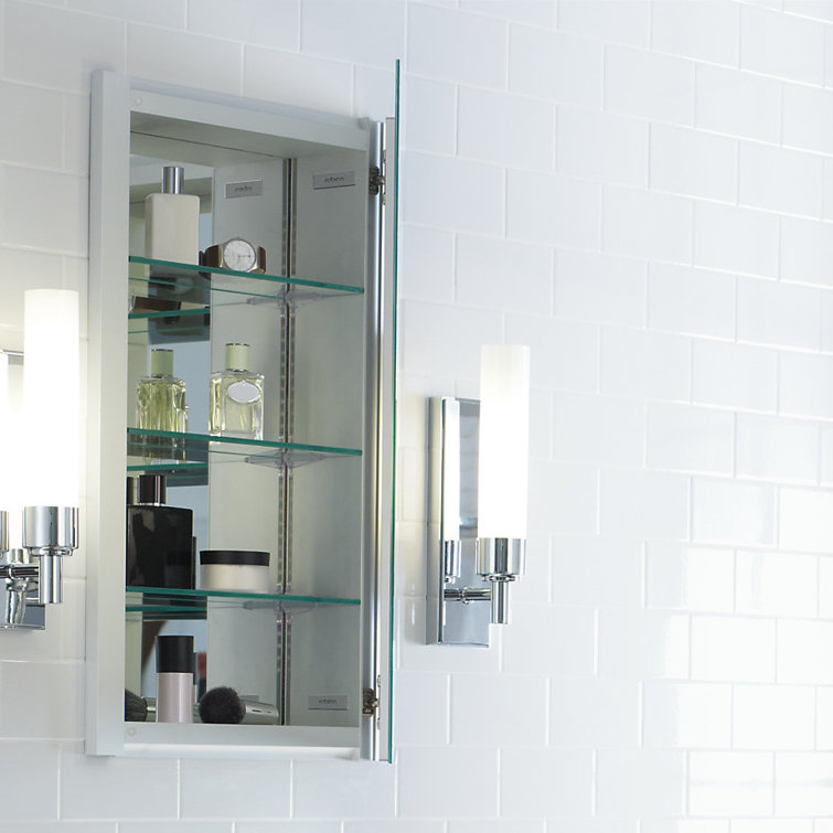 Robern R3 Series Recessed or Surface Mount Frameless Medicine